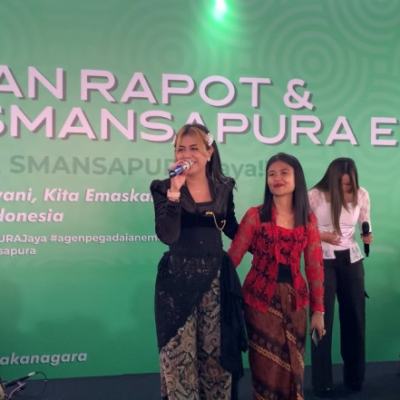 Kemeriahan Pembagian Rapot SMAN 1 Pusakangara Dimeriahkan Kejutan Spesial dari Pegadaian Apriyani