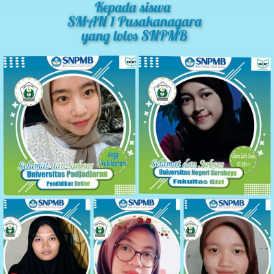 Selamat dan Sukses ;  Membuktikan Bahwa kamu memang Bisa!